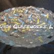 21 inch recycled window glass bowl